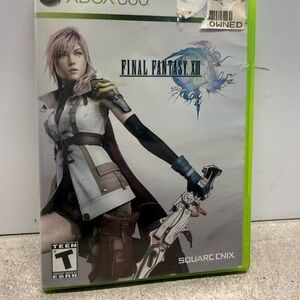 Final Fantasy XIII (XBOX 360, 2010) CIB Manual Tested